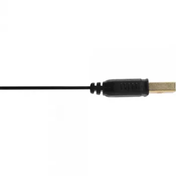 InLine USB 2.0 plochý kábel Type-A konektor samec / samica pozlátený čierny 3m