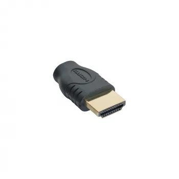 InLine HDMI adaptér HDMI A konektor samec / HDMI D konektor samica pozlátený 17690A