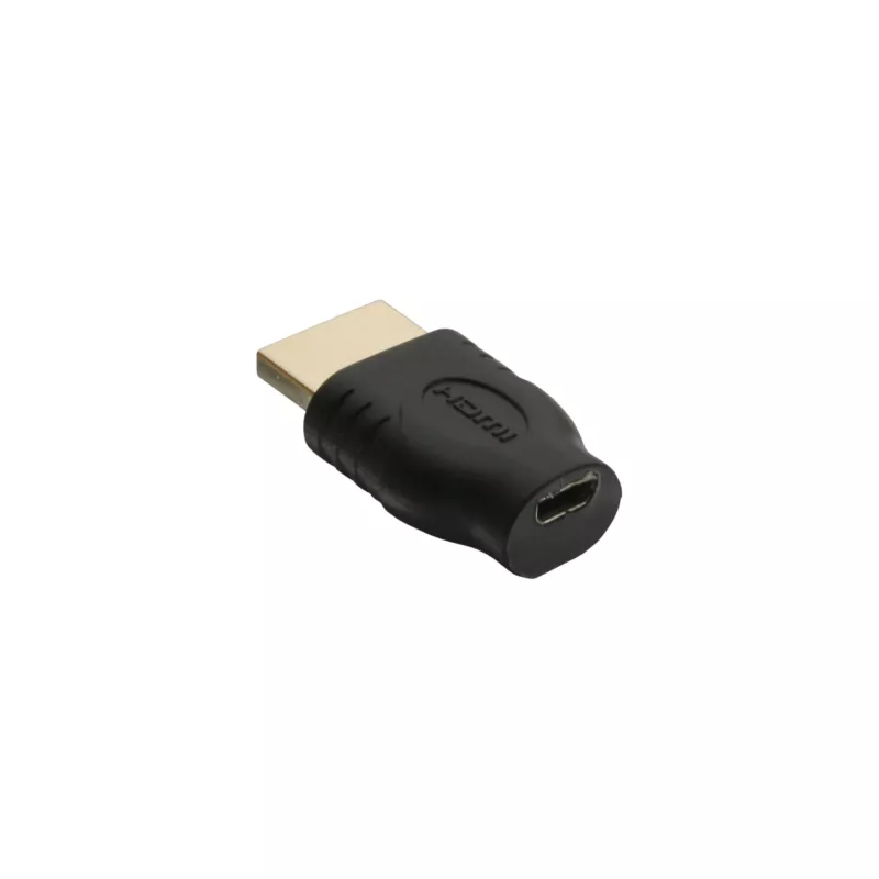 InLine HDMI adaptér HDMI A konektor samec / HDMI D konektor samica pozlátený 17690A