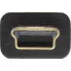 InLine USB 2.0 plochý kábel USB Type-A konektor samec / Mini-B konektor samec 5-polový čierny/zlatý 5m