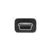 InLine USB 2.0 Mini kábel, USB Type-A konektor samec / Mini B konektor samec, 5-polový, čierny, 0,5 m