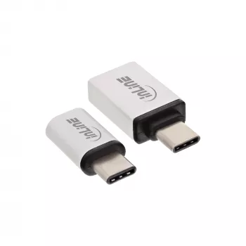 USB-C adaptér sada InLine 35809 USB-C M na Micro-USB F USB3.0 A F