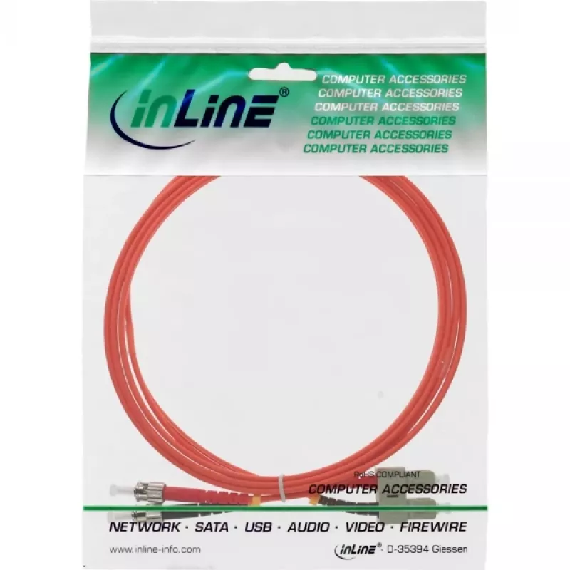 InLine duplexný optický kábel SC/ST 50/125µm OM2 3 m