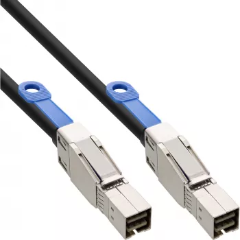 InLine externý Mini SAS HD kábel SFF-8644 na SFF-8644 12Gb/s 1 m