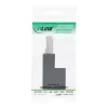 InLine adaptér patch kábla Cat.6A, RJ45 konektor samec / konektor samica, 90° zalomený nahor