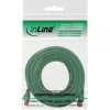 InLine patch kábel S/FTP PiMF Cat.6 250MHz medený bezhalogénový zelený 7,5 m