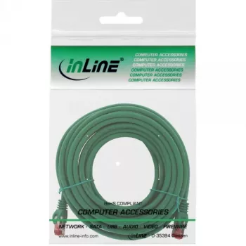 InLine patch kábel S/FTP PiMF Cat.6 250MHz medený bezhalogénový zelený 7,5 m