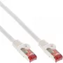 InLine patch kábel S/FTP PiMF Cat.6 250MHz medený bezhalogénový biely 7,5 m