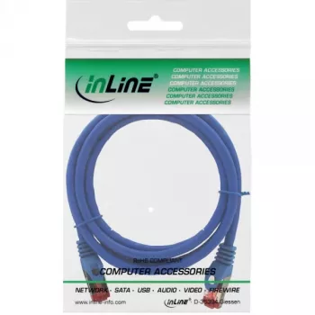 InLine Patch kábel S/FTP PiMF Cat.6 250MHz medený bezhalogénový modrý 2m