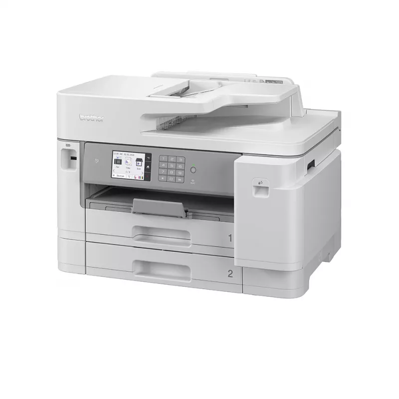 Farebná atramentová multifunkčná tlačiareň Brother MFC-J5955DW, A3, 1200 x 4800 DPI, 30 str./min, Wi-Fi, biela