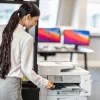 Farebná atramentová multifunkčná tlačiareň Brother MFC-J5955DW, A3, 1200 x 4800 DPI, 30 str./min, Wi-Fi, biela