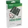 InLine HDD/SSD montážny rámik SET s SATA a napájacím káblom, zahnutý, vrátane skrutiek
