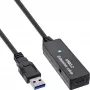 InLine USB 3.2 Gen.1 aktívne predlžovacie, USB-A konektor samec na USB-C konektor samica, 5m