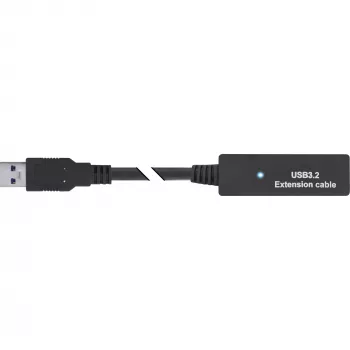 InLine USB 3.2 Gen.1 aktívne predlžovacie, USB-A konektor samec na USB-C konektor samica, 5m