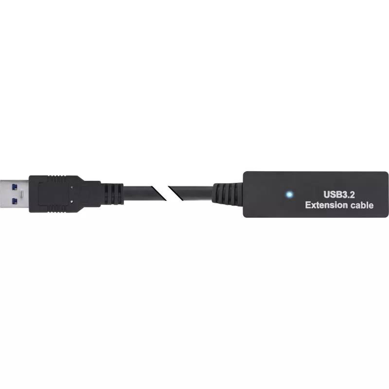InLine USB 3.2 Gen.1 aktívne predlžovacie, USB-A konektor samec na USB-C konektor samica, 5m