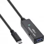 InLine USB 3.2 Gen.1 aktívne predlžovacie, USB-C konektor samec na USB-A konektor samica, 5 m