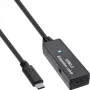 InLine USB 3.2 Gen.1 aktívne predlžovacie, USB-C konektor samec na USB-C konektor samica, 5m