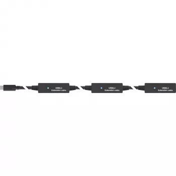InLine USB 3.2 Gen.1 aktívne predlžovacie, USB-C konektor samec na USB-A konektor samica, 10 m
