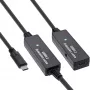 InLine USB 3.2 Gen.1 aktívne predlžovacie, USB-C konektor samec na USB-C konektor samica, 15 m