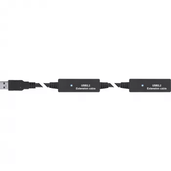 InLine USB 3.2 Gen.1 aktívne predlžovacie, USB-A konektor samec na USB-C konektor samica, 15m