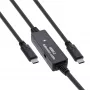 InLine USB 3.2 Gen.1 aktívny kábel, USB-C konektor samec na USB-C konektor samec, 10m