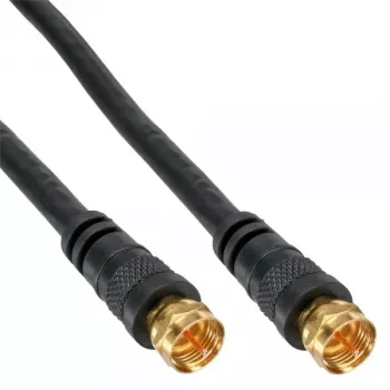 SAT kábel Premium InLine 69315P 15m 2-násobne tienený 2x F konektor samec čierny