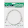 InLine SAT kábel 2x tienený Ultra-Low-Loss 2x F konektor samec >75 dB biely 7 m