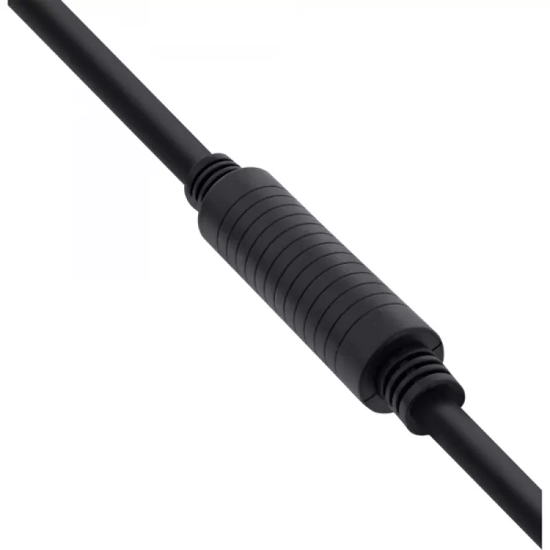 InLine , aktívny High Speed HDMI kábel s Ethernet, M/M, čierny, pozlátené kontakty, 30 m