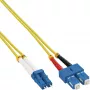 InLine optický duplexný kábel LC/SC 9/125µm, OS2, 25m