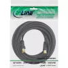 InLine anténny kábel 2-násobne tienený >85 dB čierny 10 m