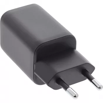 InLine USB napájací zdroj, nabíjačka, USB-A + USB Type-C, 33W, PD + QC