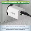 InLine USB napájací zdroj, nabíjačka, USB-A + USB Type-C, 33W, PD + QC
