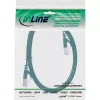 InLine plochý patch kábel, U/FTP, Cat.6A, zelený, 3 m
