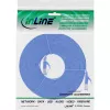 InLine plochý patch kábel, U/FTP, Cat.6A, modrý, 5 m