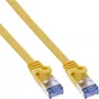 InLine plochý patch kábel, U/FTP, Cat.6A, žltý, 1 m