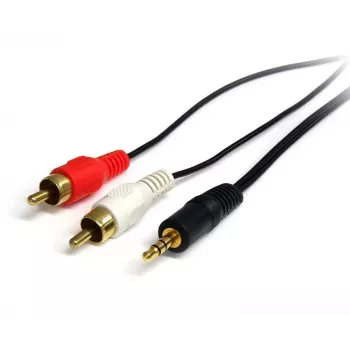 StarTech.com 0,92 m stereo audio kábel – 3,5 mm jack konektor samec na 2x RCA konektor samec
