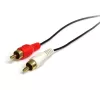 StarTech.com 0,92 m stereo audio kábel – 3,5 mm jack konektor samec na 2x RCA konektor samec