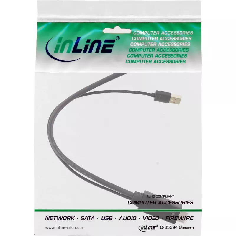 InLine konvertorový kábel HDMI konektor samec na DisplayPort konektor samica, 4K, čierno-zlatý, 0,3 m