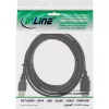 USB 2.0 predlžovací kábel Type-A konektor samec/samica InLine 34603B čierny 3 m