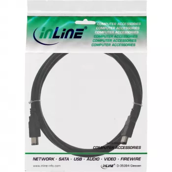 InLine FireWire 400 1394 kábel 6 pin konektor samec / konektor samec 0,5 m