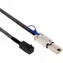 InLine Mini SAS HD kábel SFF-8643 na SFF-8088 1 m
