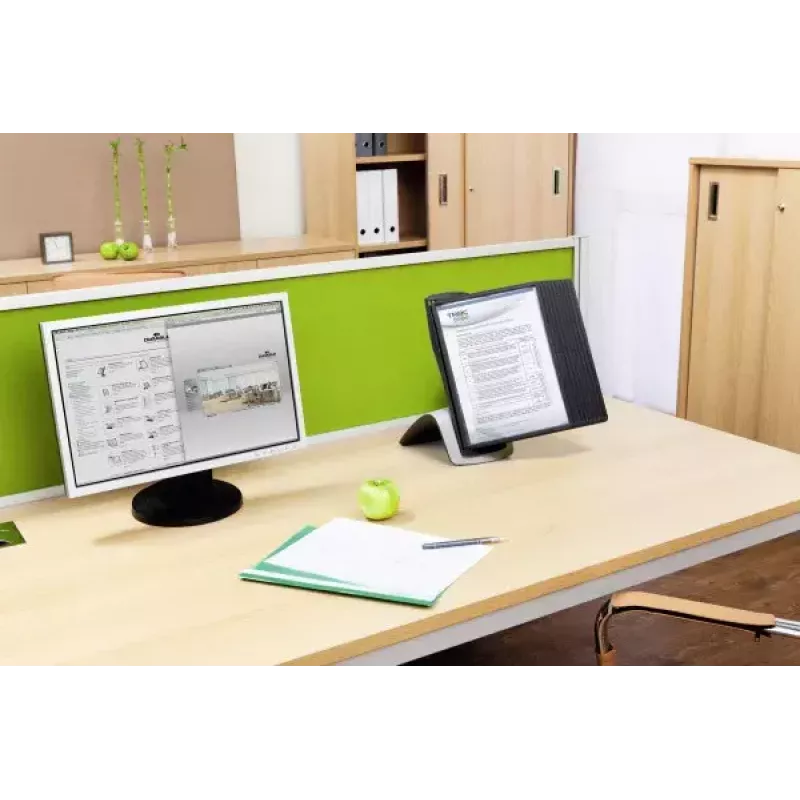 Durable Sherpa Style Table 10 karusel na dokumenty stojan na stôl pre 10 A4 panelov