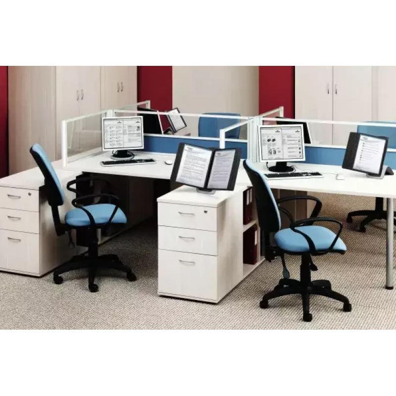 Durable Sherpa Style Table 10 karusel na dokumenty stojan na stôl pre 10 A4 panelov