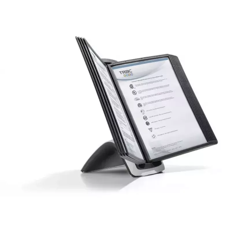 Durable Sherpa Style Table 10 karusel na dokumenty stojan na stôl pre 10 A4 panelov