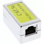 InLine Cat.5e crossover adaptér priamo na crossover 2x RJ45 konektor samica tienený