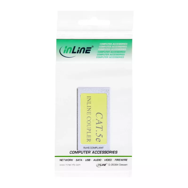 InLine Cat.5e crossover adaptér priamo na crossover 2x RJ45 konektor samica tienený
