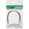 InLine adaptér napájacieho kábla základnej dosky 5,25 palca / 4-pin 12V 0,20 m