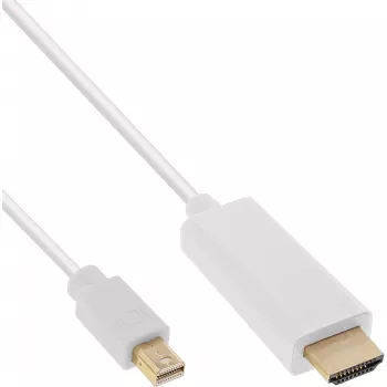 InLine Mini DisplayPort na HDMI 4K2K s audio konvertorový kábel 4K2K 0,5 m
