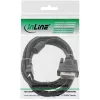 InLine HDMI-DVI kábel 19-pin konektor samec / 18+1 konektor samec + feritové jadro čierny 1 m