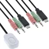 InLine KVM switch, 2-portový, USB-C na DisplayPort 1.2, 4K, audio, integrovaný kábel